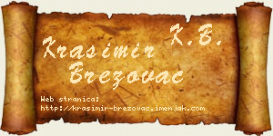 Krasimir Brezovac vizit kartica